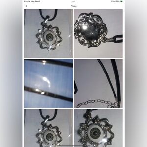 Greek Evil Eye Suede Necklace lt501-7gry
 Evil Eye new vintage from Greece 🇬🇷
